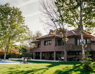 Reforma integral de chalet en Boadilla urbanizacion Las Lomas, vista general del chalet